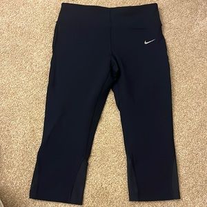 Nike Epic Lux Capri. Medium. Navy. New with tags.